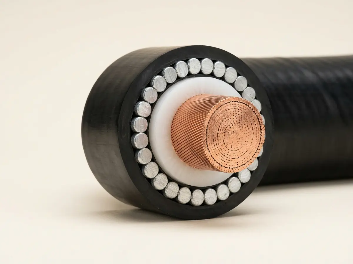 نكسانز CU/XLPE/AWA/PVC – كابل أحادي القلب مسلح 0.6/1 ك.ف