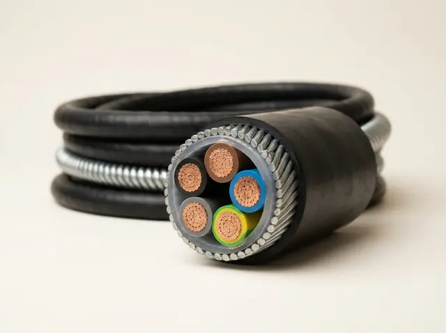نكسانز CU/XLPE/SWA/PVC – كابل طاقة مسلح 0.6/1 ك.ف