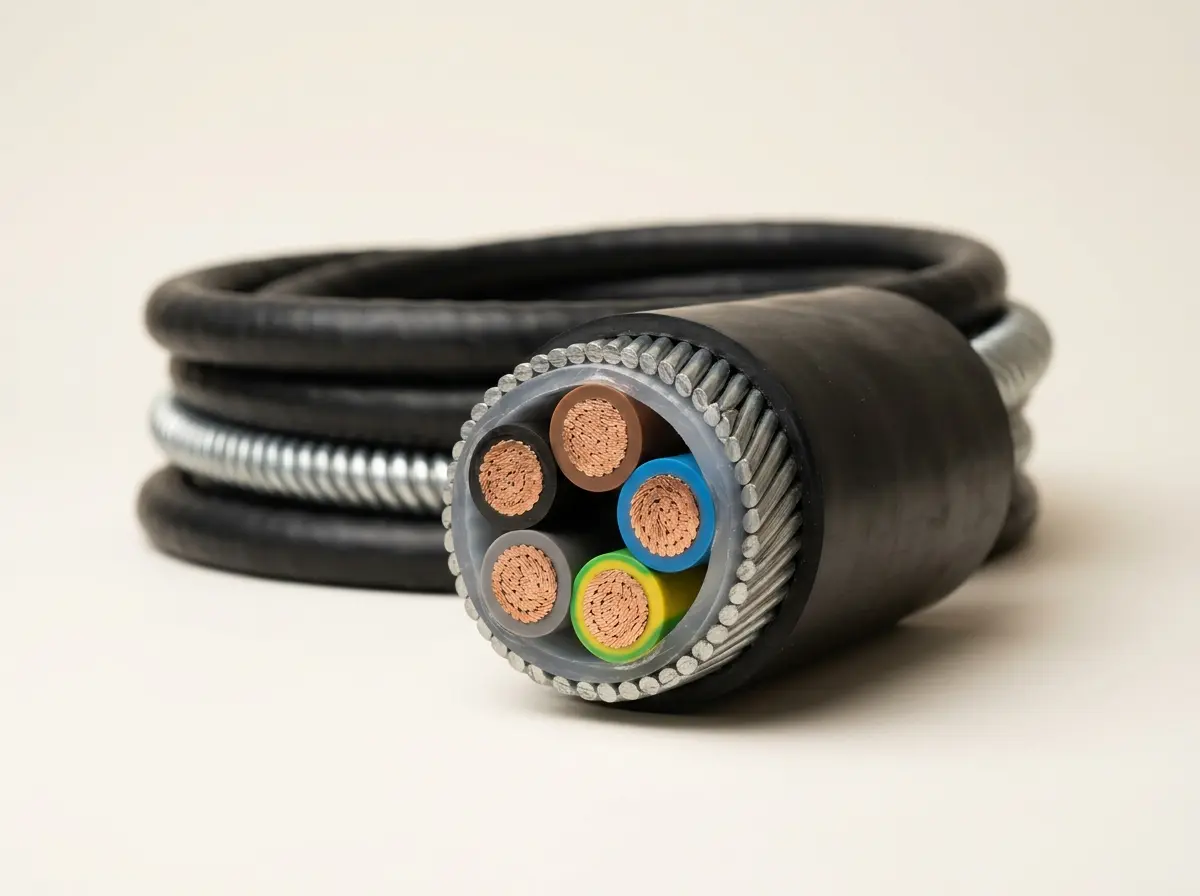 نكسانز CU/XLPE/SWA/PVC – كابل طاقة مسلح 0.6/1 ك.ف